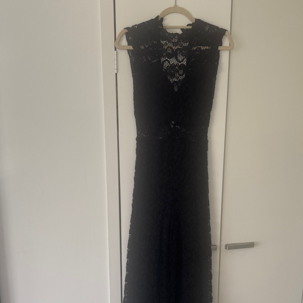 Elegant Black Lace Jumpsuit size 2